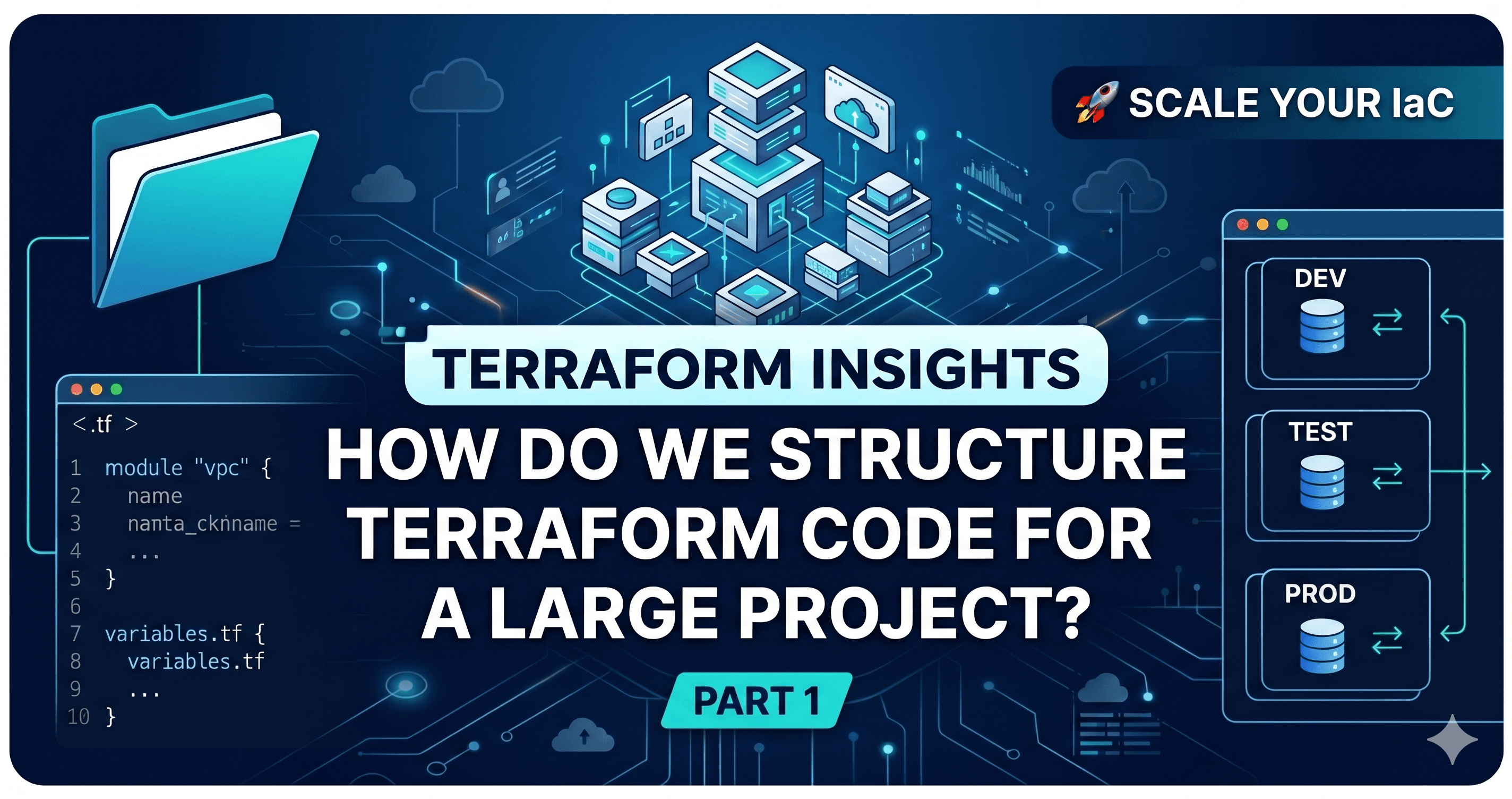 Terraform Insights - Part 1 : How to Structure Terraform for Large-Scale Projects
